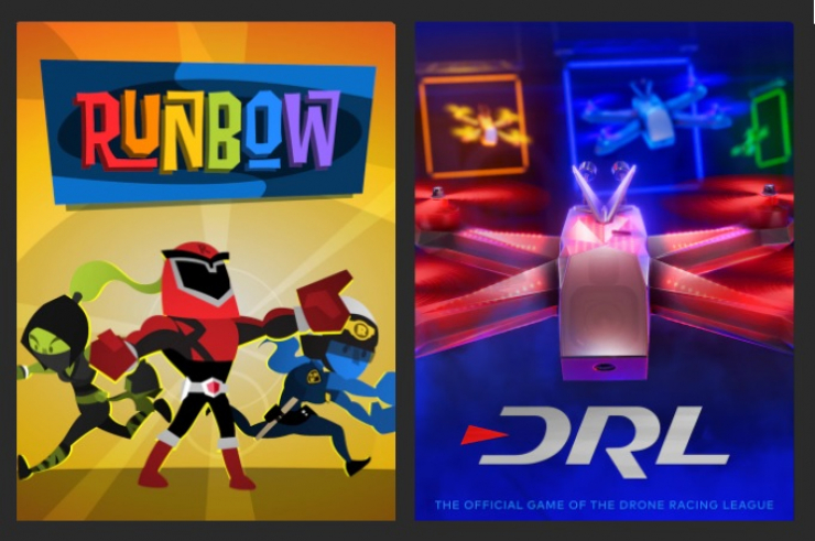 Runbow i The Drone Racing League Simulator darmo na Epic Games Store
